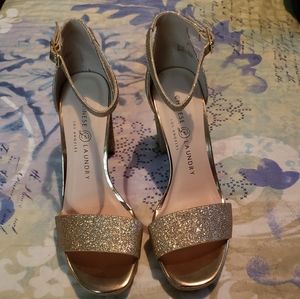 Glittery strappy sandals